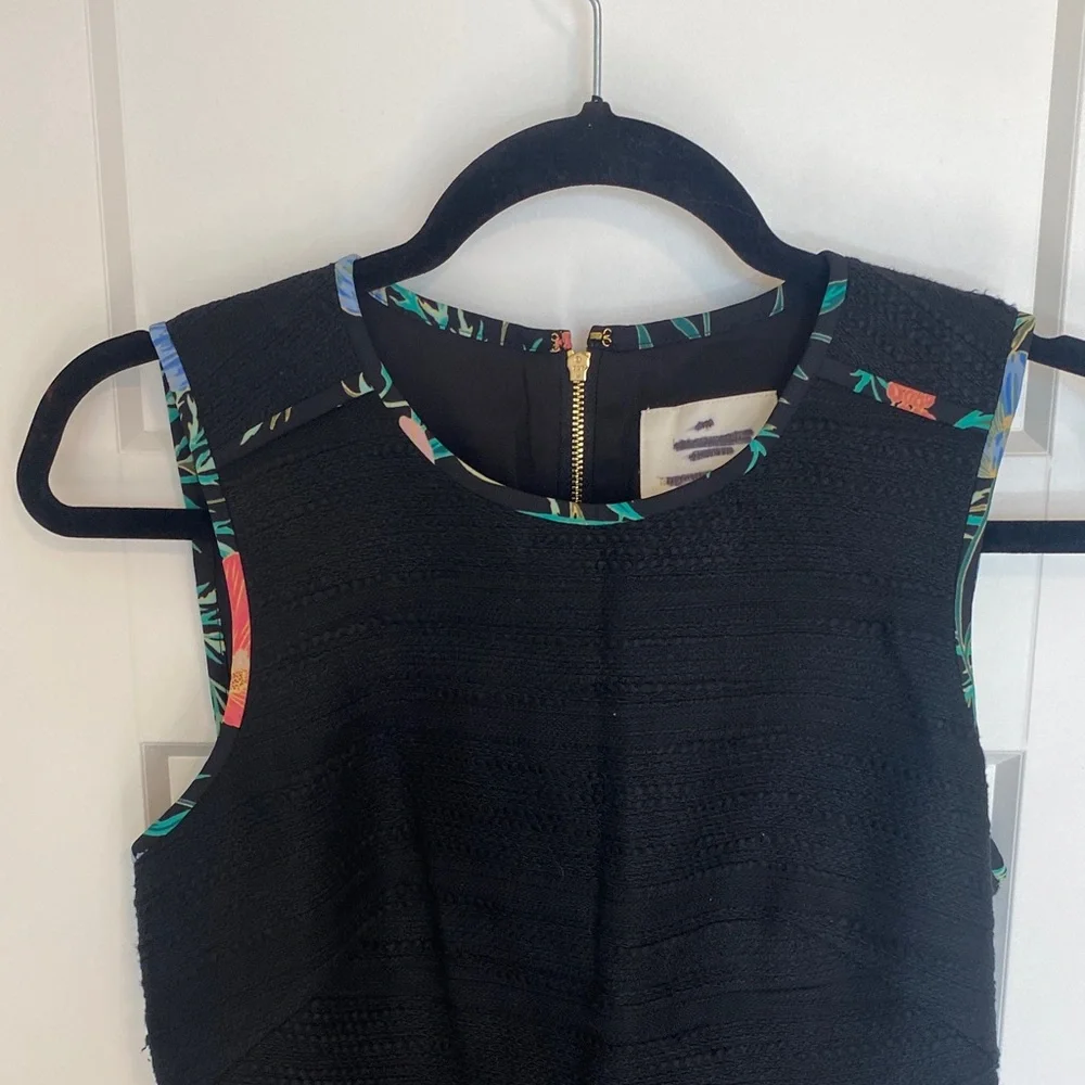 Kate Spade Black Dress with Colorful Accents